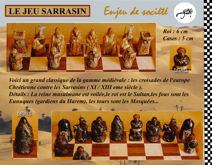 le jeu d'échec Sarrasin